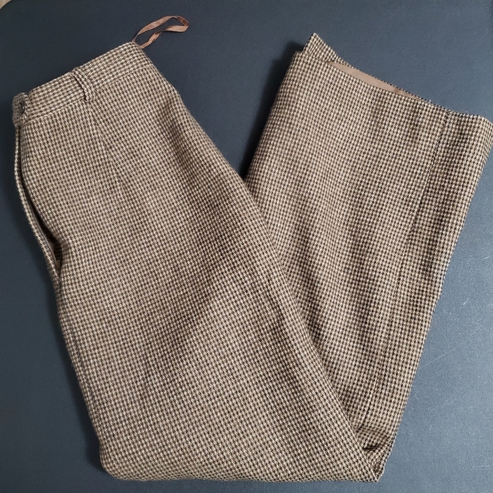 Ralph Lauren Women Sz 10 Midi Wool Brown Skirt